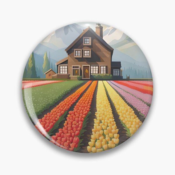 Item preview, Tulip Fields designed and sold by VeiledVision.