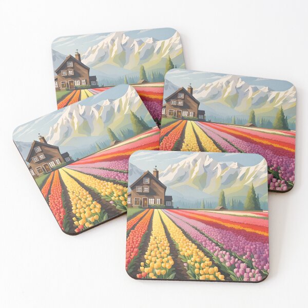 Item preview, Tulip Fields designed and sold by VeiledVision.