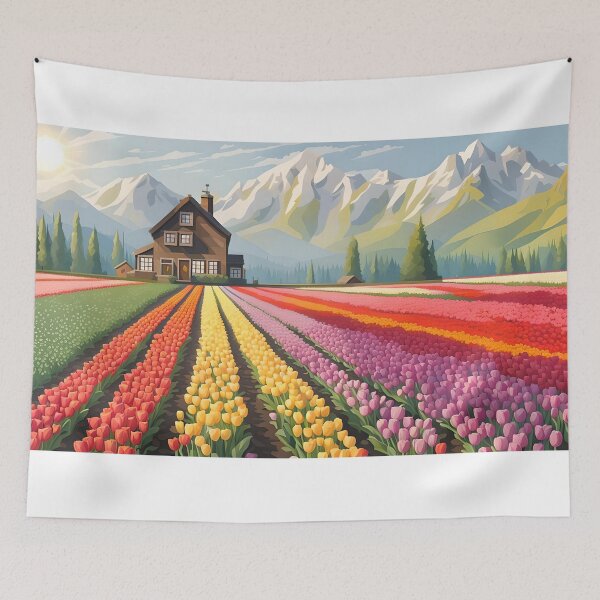Item preview, Tulip Fields designed and sold by VeiledVision.