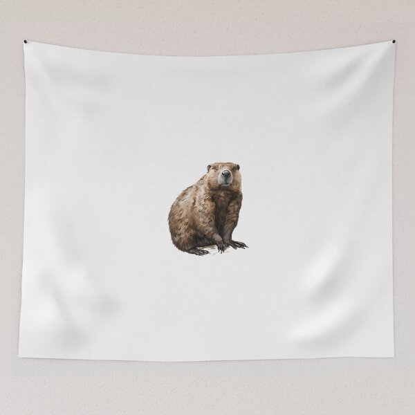 Item preview, Majestic Brown Beaver in Natural Pose designed and sold by NatureSyllabus.