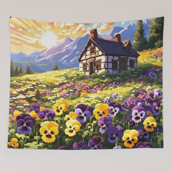 Item preview, Pansy Meadow designed and sold by VeiledVision.
