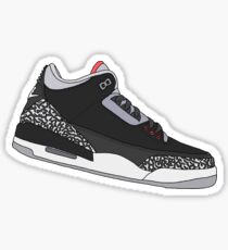 Jordan 3 - Black Cement Sticker
