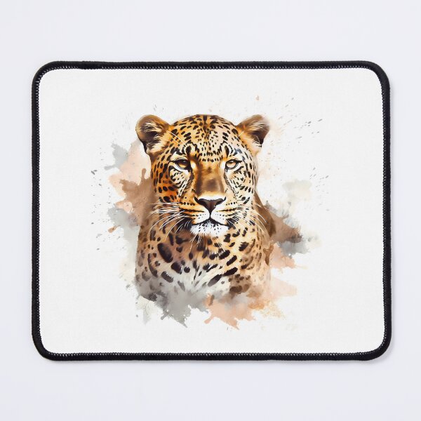 Item preview, Leopard With Ink Splash Effect designed and sold by Amberjays.