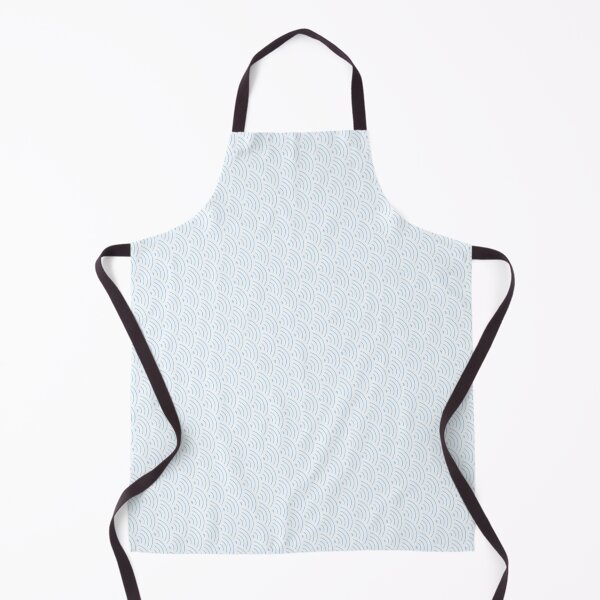 Item preview, White & Blue Scale Waves Radar Symbols Seamless Designs designed and sold by Alchemy-A-La-G.