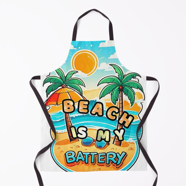 Artikelvorschau, Der Strand ist meine Batterie. entworfen und verkauft von Giulivo Store Graphic.
