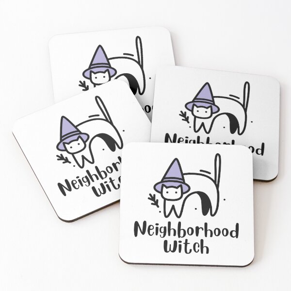 Item preview, Neighboorhood Witch Cat Design designed and sold by CarefulCreation.