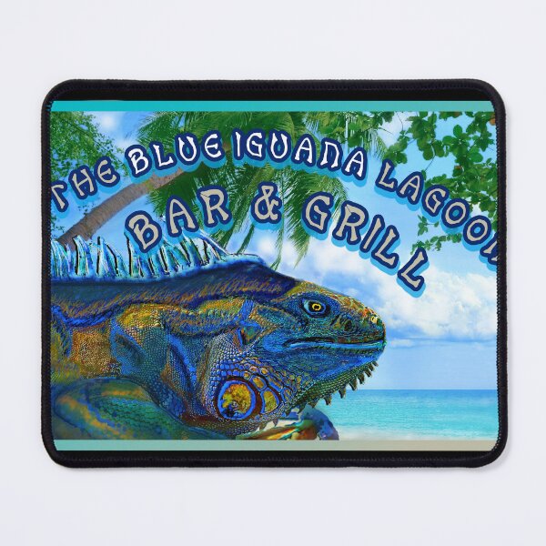 Item preview, THE BLUE IGUANA LAGOON BAR designed and sold by THE AMERICAN TEEVANGELIST.