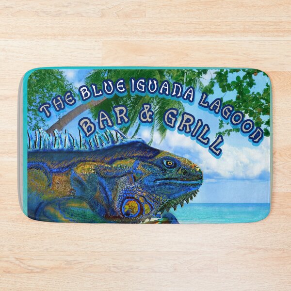 Item preview, THE BLUE IGUANA LAGOON BAR designed and sold by THE AMERICAN TEEVANGELIST.