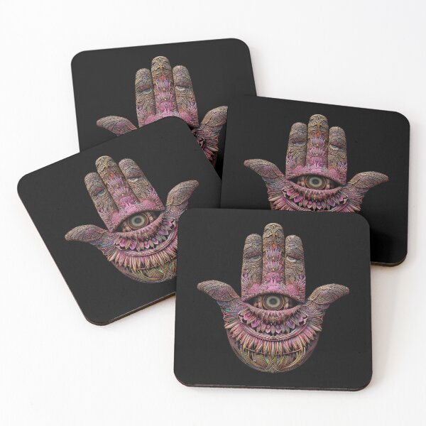 Item preview, Trippy Ornate Hamsa Hand designed and sold by Yogimeister.