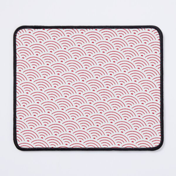 Item preview, Red & White Scale Waves Radar Symbols Seamless Designs designed and sold by Alchemy-A-La-G.