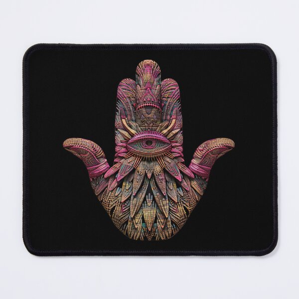 Item preview, Trippy Ornate Hamsa Hand designed and sold by Yogimeister.