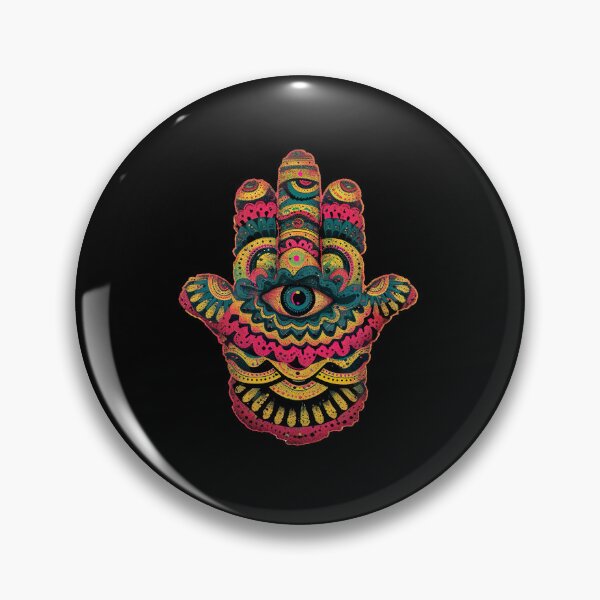 Item preview, Trippy Ornate Hamsa Hand designed and sold by Yogimeister.