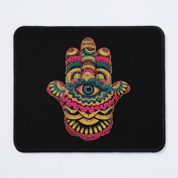 Item preview, Trippy Ornate Hamsa Hand designed and sold by Yogimeister.
