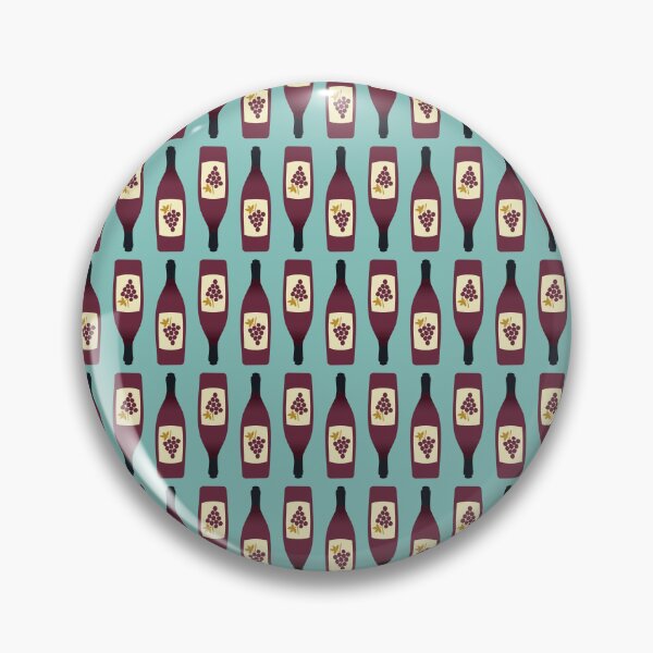 Item preview, Red Wine on Teal Background  designed and sold by anzelas.