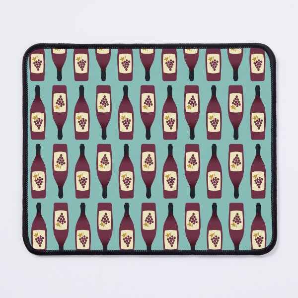 Item preview, Red Wine on Teal Background designed and sold by anzelas.