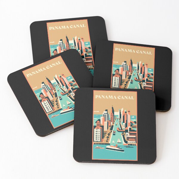 Item preview, Art Deco Panama Canal designed and sold by NPStudio.