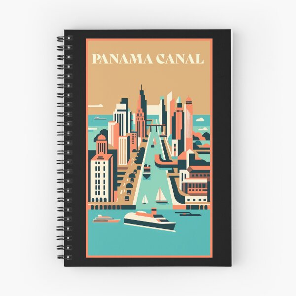 Item preview, Art Deco Panama Canal designed and sold by NPStudio.