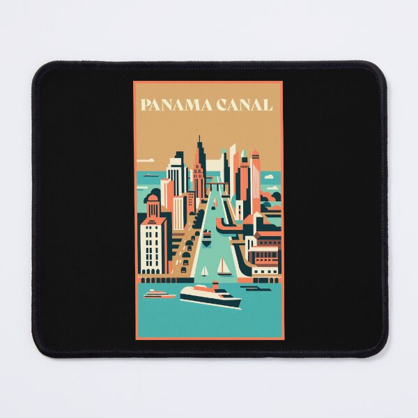 Item preview, Art Deco Panama Canal designed and sold by NPStudio.