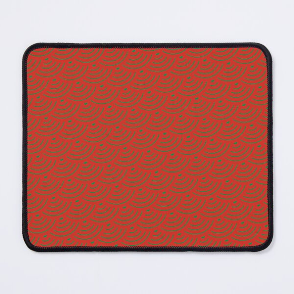Item preview, Green & Orange Scale Waves Radar Symbols Seamless Designs designed and sold by Alchemy-A-La-G.