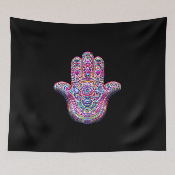 Item preview, Trippy Ornate Hamsa Hand designed and sold by Yogimeister.