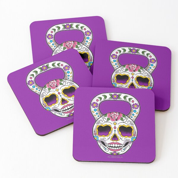 Item preview, Sugar Skull Kettlebell designed and sold by alxbngala.