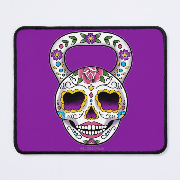 Item preview, Sugar Skull Kettlebell designed and sold by alxbngala.