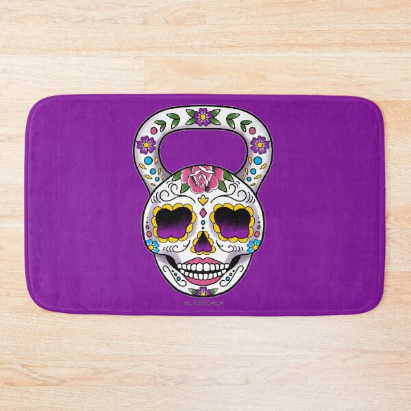 Item preview, Sugar Skull Kettlebell designed and sold by alxbngala.