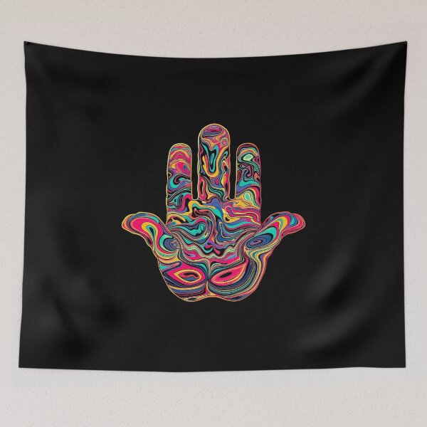 Item preview, Trippy Ornate Hamsa Hand designed and sold by Yogimeister.