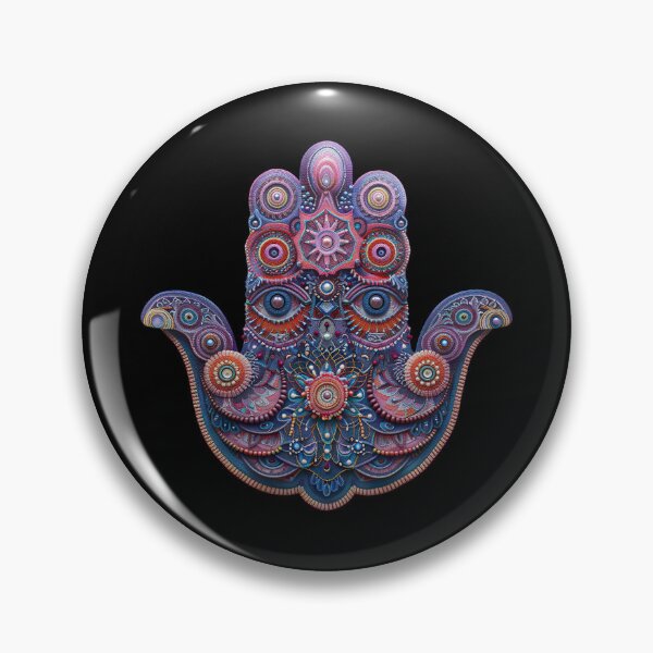 Item preview, Trippy Ornate Hamsa Hand designed and sold by Yogimeister.