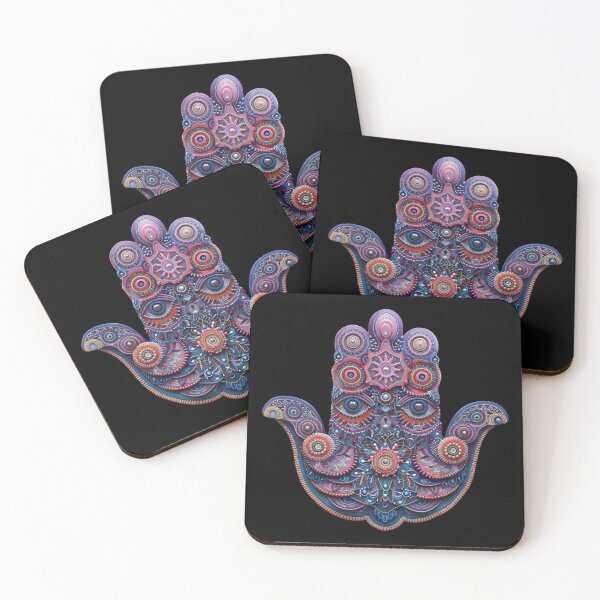 Item preview, Trippy Ornate Hamsa Hand designed and sold by Yogimeister.