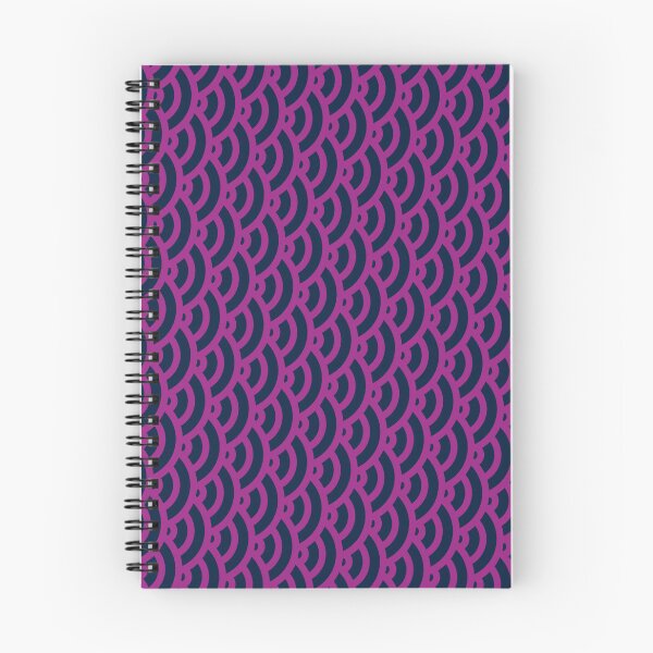 Item preview, Purple & Blue Outlined Scale Radar Waves Seamless Designs designed and sold by Alchemy-A-La-G.