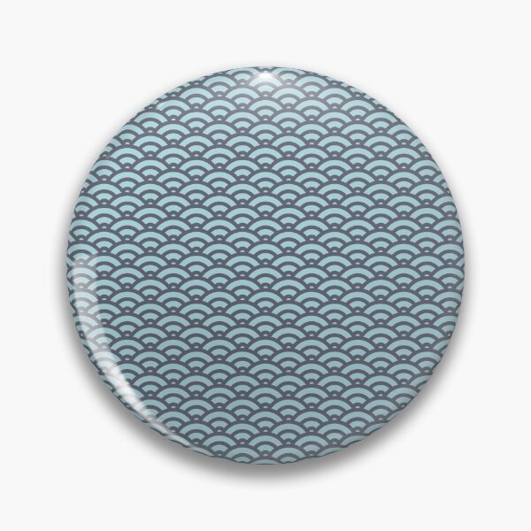 Item preview, Grey & Blue Outlined Scale Radar Waves Seamless Designs designed and sold by Alchemy-A-La-G.