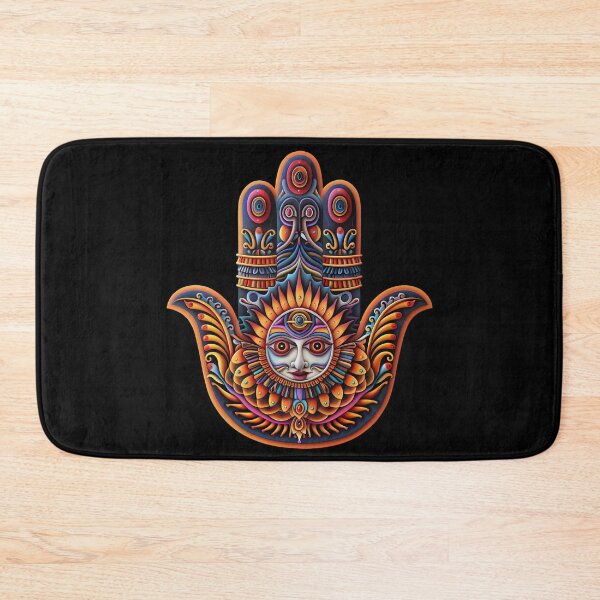 Item preview, Trippy Ornate Hamsa Hand With Hindu Influences designed and sold by Yogimeister.