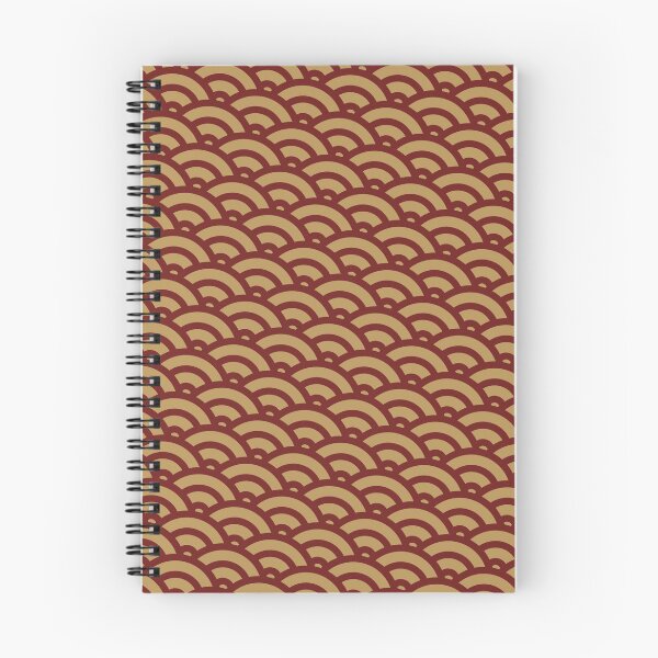 Item preview, Red & Orange Outlined Scale Radar Waves Seamless Designs designed and sold by Alchemy-A-La-G.