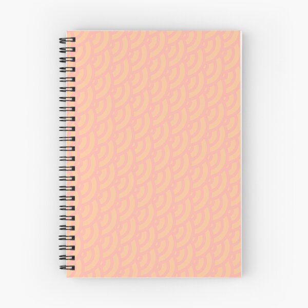Item preview, Pink & Peach Outlined Scale Radar Waves Seamless Designs designed and sold by Alchemy-A-La-G.
