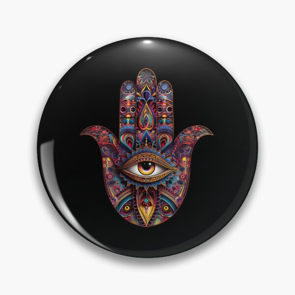 Item preview, Trippy Ornate Hamsa Hand designed and sold by Yogimeister.