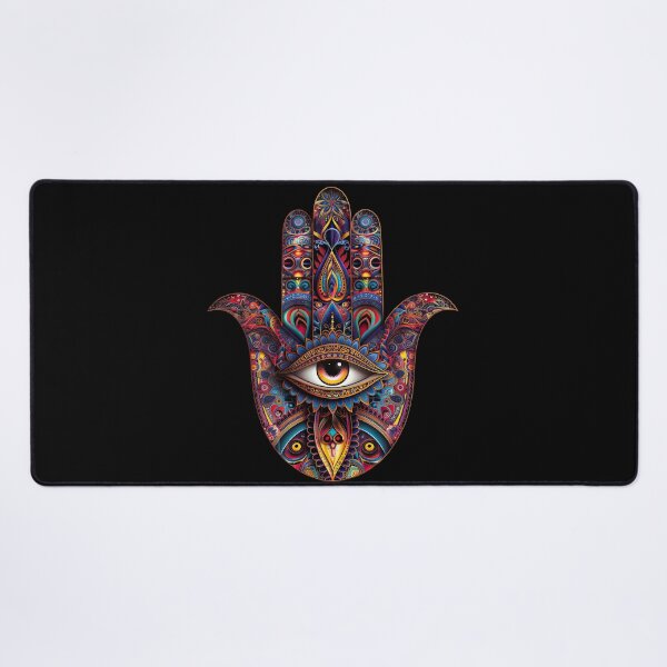 Item preview, Trippy Ornate Hamsa Hand designed and sold by Yogimeister.