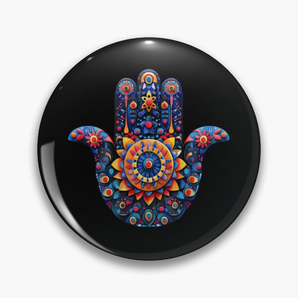 Item preview, Trippy Ornate Hamsa Hand designed and sold by Yogimeister.