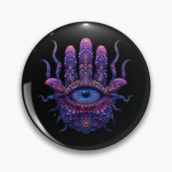 Item preview, Trippy Ornate Hamsa Hand designed and sold by Yogimeister.