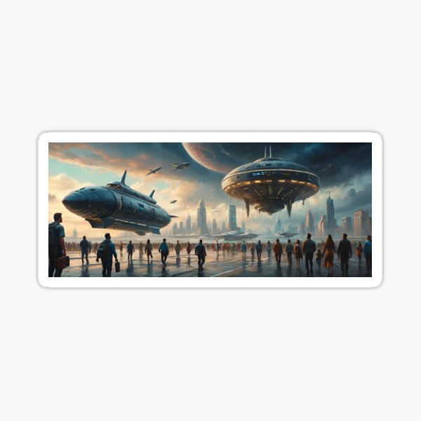Vista previa del artículo con la obra «Éxodo Final - Fin del Mundo - 2», diseñado y vendido por VisionBZH.