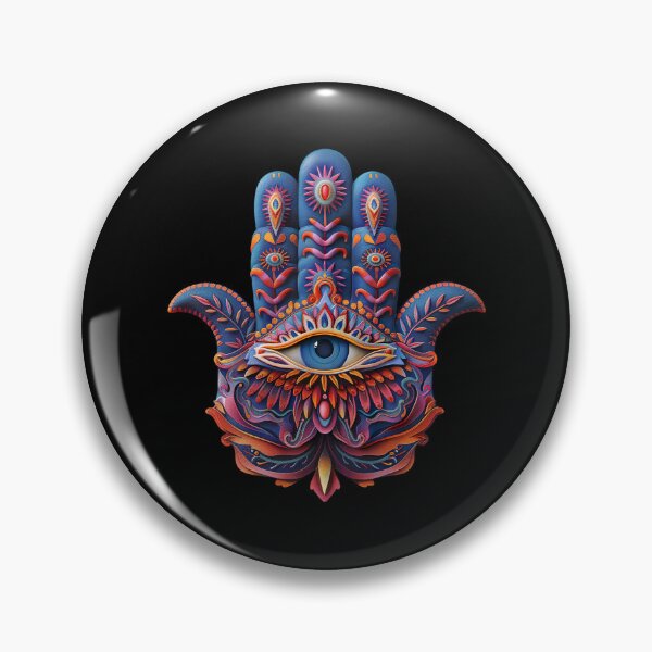 Item preview, Trippy Ornate Hamsa Hand designed and sold by Yogimeister.