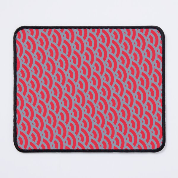 Item preview, Grey & Red Outlined Scale Radar Waves Seamless Designs designed and sold by Alchemy-A-La-G.