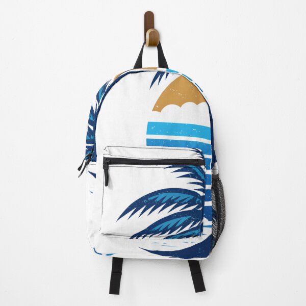 Item preview, bold palm tree silhouette against a washed-out blue sky background. designed and sold by Jubjangm3.