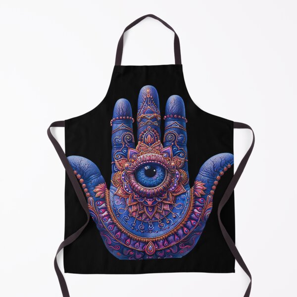 Aperçu de l'œuvre Trippy Ornate Hamsa Hand créée et vendue par Yogimeister.