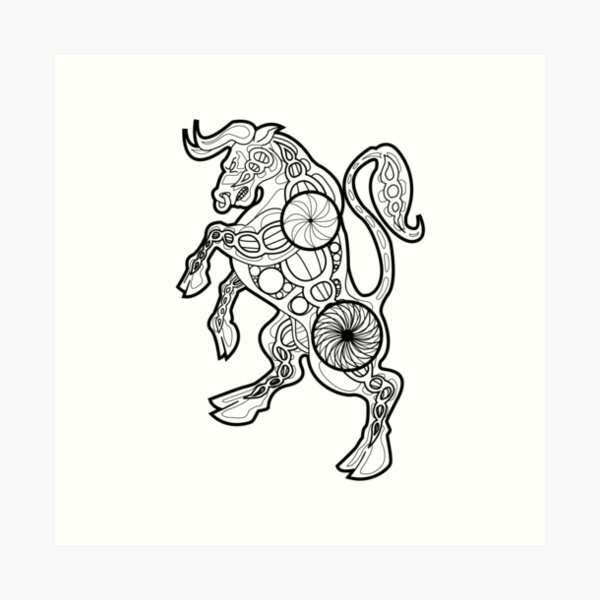 Bull Herald Art Print