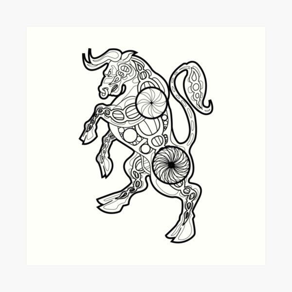 Bull Herald Art Print