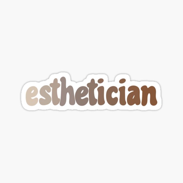 Item preview, Esthetician Sticker designed and sold by rynkatze.