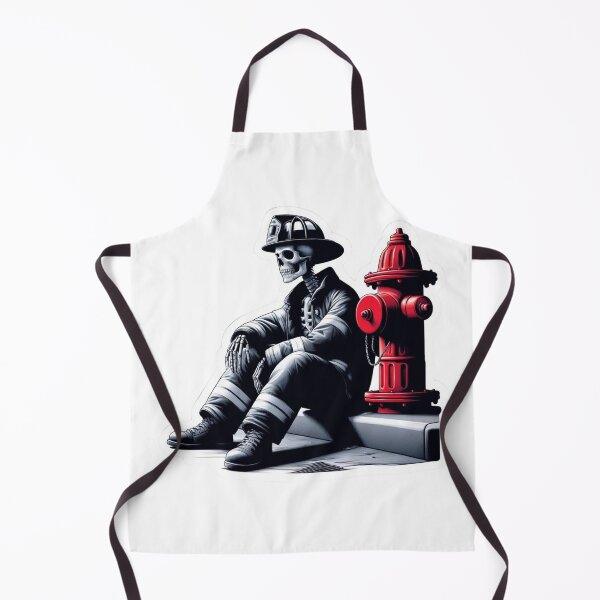 Item preview, Skeleton Firefighter rough day at work designed and sold by BrinaandPops.