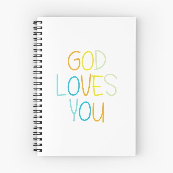 Item preview, God loves you (bright) designed and sold by lilcajun21.