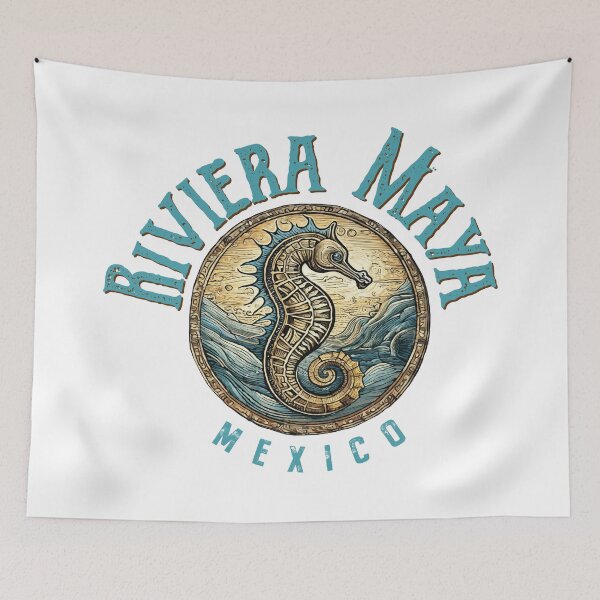 Item preview, Riviera Maya Mexico Seahorse Design designed and sold by Futurebeachbum.